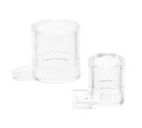 Happyyami Ant Feeding Boxes Small Pet Water Dispensers Bowls 2pcs Acrylic with Stable Base and Water Access for Indoor and Beehive Drinking
