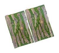 Happyyami Aquarium Background Board for Reptile Tanks Realistic Bark Decor for Snake Habitats Fish Tank Background Lightweight Easy to Install Vibrant Colors Versatile Use