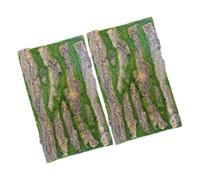 Happyyami Aquarium Background Board for Reptile Tanks Rock Effect Decor for Fish and Turtle Habitats Easy to Install Vibrant Colors for Enhanced Visual Depth