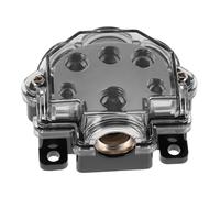 Happyyami Auto Audio Grounding Junction Box Way Fuse Block for Enhanced Sound Quality Organized Wiring Management Car Audio Systems
