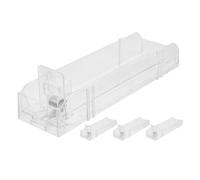 Happyyami Automatic Cigarette Pusher Tray Cigarette Display Rack 4pcs Plastic with Easy Access and Space Saving Design Holds to 10 for Store Counter Display and Homes