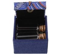 Happyyami Baby Tooth Fairy Keepsake Box Linen Resin MDF Cotton Glass Decorative Safe Memory Preservation DIY Crafting Home