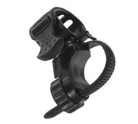 Happyyami Bicycle Flashlight Mount Bracket Rubber Clamp Bike Front Torch Holder Rotatable Handlebar Light Holder for Mountain Bike Cycling Accessories