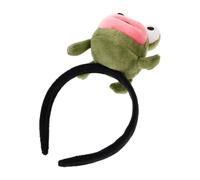 Happyyami Big Mouth Frog Headband Novelty Cosplay Party Dress up Accessory Cute Chunky Fluffy Fashionable Headwear for Face-washing and Party Makeup
