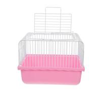 Happyyami Bird Transport Cage Portable Parrot Cage Observation Window for Small Animals