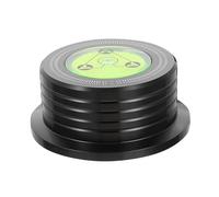 Happyyami Black Aluminium Alloy Sturdy Disc Stabilizer for Vinyl Record Player with Anti-vibration and Sound Quality Improvement Features, for Turntables and Hifi Audio Systems