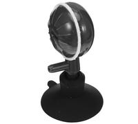 Happyyami Bubbler Diffuser Aquarium Air Pump Accessory Black Abs with Adjustable Bubble Size Uniform Bubbles Plastic Suction Cup Environmental Protection for Fish Tank