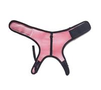 Happyyami Bunny Rabbit Boredom Breaker Pink Bunny Harness Soft Comfortable Elastic Leash Small for Rabbits