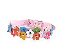 Happyyami Calming Collar for Dogs Pink Dog Collar Adjustable Size 30-36cm (11.81-14.17in)
