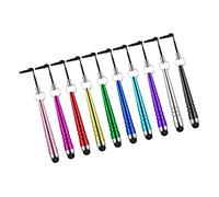 Happyyami Capacitor Touch Screen Stylus Mini Version Practical Stylus Pens with Dustproof Plug Multifunctional Design for Smartphones Portable and Fashionable Random Style