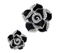 Happyyami Car Decorations Rhinestone Encrusted One Pair Air Freshener Holders Alloy and Rubber Material Minimizes Odor Keeps Alert for Driving and Trip Random Color