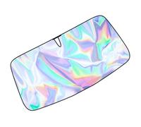 Happyyami Car Windshield Sunshade with Eye-catching Design, Polyester Material, Fit for Front Windshield, Reduces UV Damage, for Hot Weather Protection