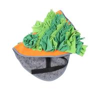 Happyyami Carrot Shaped Snuffle Mat for Pets Fun Foraging Pad for Dogs Animals Anti-choke Slow Feeding Cushion to Natural Sniffing Skills Wear-resistant Design