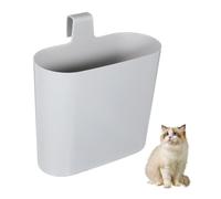 Happyyami Cat Litter Scoop Holder Stand for Litter Tray Space-saving Design Multi-functional Storage Box Rounded Corners for Pet Safety