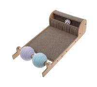 Happyyami Cat Scratch Pad Couch Cardboard Kitten Lounger Bed Scratcher Sisal Toy