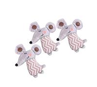 Happyyami Catnip Cat Toys Plush Mouse Toy for Kitten Cat Big Ears Material Scratch