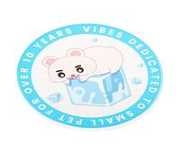 Happyyami Ceramic Cooling Mat for Hamsters Sleeping Pad for Small Pets Smooth Design for Cage Floor Use Provides Comfortable Rest for Your Hamster