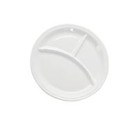 Happyyami Ceramic Divided Meal Plate Food Tray for Boys and Microwave Safe Sectioned Dinnerware for Camping Picnics and Home Use