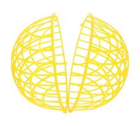 Happyyami Chicken Cage with Rolling - 30cm/11.8 inch Outdoor Circular Movable Poultry Shelter for Rabbits or Hens - Easy Backyard Mobile Chicken Roller Cage