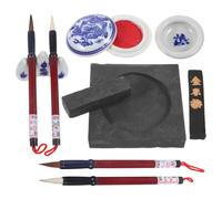 Happyyami Chinese Calligraphy Kit for Beginners, Vintage Brush Set