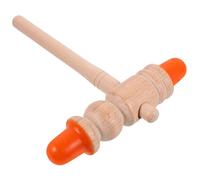 Happyyami Chinese Massage Hammer Wooden Massaging Stick with Double Head Design, Easy to Hold Acupressure Stick for Gift, Smooth Hand Feel Acupuncture Point Rod for Relaxation and Therapy