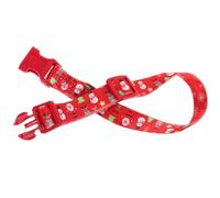 Happyyami Christmas Puppy Collar Adjustable Small Dog Collar with Easy Wear Quick Release Buckle Lightweight Polyester Material Suitable for Daily Wear and Other Occasions