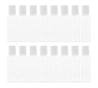 Happyyami Contact-lens Care Tool Plastic Mini Solution Bottles 25Pcs Lightweight Leak-proof PP Containers for Travel Eye Drops and Lens Liquid