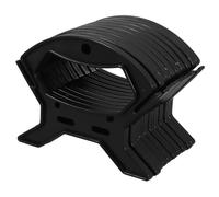 Happyyami Cord Winder Reel 10pcs: Extension Cord Organizer Spool for Office and Home Wire Management (Black, 12x9.1 cm