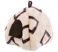 Happyyami Cotton Warm Hanging Hammock Bed for Small Animals and Rabbits, Compatible with Pet Cages, Adorable Cartoon Design, Suitable for Seasons