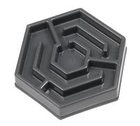 Happyyami Creative with Rounded Corners Cat Feeder Bowl Petal-shaped Made of Sturdy Resin Drop-resistant Slow Feeding Bowl to Prevent Pets being Injured, for Healthy Eating