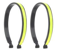 Happyyami Cycling Trousers Clips Reflective Bike Accessory High Visibility Clip on Mudguards for Night Road Safety and Riding Protection