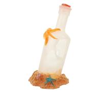 Happyyami Decorative Resin Aquarium Bottle Ornament for Fish Tank Coral Reef Design Compact Simulated Castle Decoration for Homes and Offices