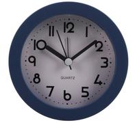 Happyyami Digital Table Clock with Silent Non-ticking Alarm, and Bright Screen, Night Light Feature, Plastic Decorative Design, for Desk or Bookshelf in Bedroom
