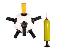 Happyyami Dog Training Interactive Outdoor Soccer Ball for Pets Bite and Teething Chew Enhances Play and Reduces Loneliness