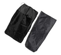 Happyyami Double Stroller Cover Umbrella Stroller Travel Bag for Airplane and Car Black Waterproof Storage Bag with Shoulder Straps Carry Luggage Organizer 2pcs Set