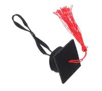 Happyyami Dr Hamster Hat Graduation Caps Tassel Pet Small Animal Cute Dress Decorative Hat for Guinea Pig Hamster Party Photo Props