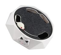 Happyyami Electronic Mouse Cat Toy Interactive Motion Battery-free Design Automatic Mouse Hunt Toy for Indoor Cats and Kittens