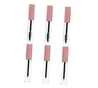 Happyyami Empty Mascara Tube Eyeliner Lip Gloss Tubes 6pcs 5ML with Wand for Castor Oil Eyebrow DIY Cosmetics .5x1.5cm