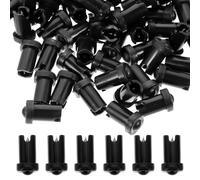Happyyami Eyelash Glue Bottle with Precision Glue Nozzle Pins Anti-blocking Needles 100pcs Convenient and Sturdy Pp and Stainless Steel Tools for Eyelash Extension Bottle for Family