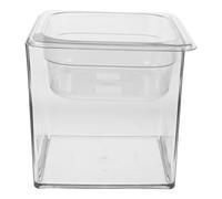 Happyyami Fish Tank Aquarium: Cat Waterer Fountain - Desktop Tabletop Fish Bowl - Goldfish Turtle Aquarium Tank - Reptile Feeding Box