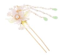 Happyyami Flower Hairpin for Hanfu Chinese Hair Stick Tassel Hairpin Classical Headdress Womens Hair Decorations