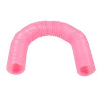 Happyyami Foldable Plastic Hamster Tunnels and Ferret Tube for Small Animals like Rats and Guinea Pigs, Lightweight Pink Pet Play Tunnel That Provides Comfortable Environment and Can Be