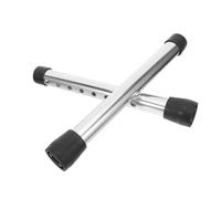 Happyyami Front Wheel for Walker 1 Pair, Adjustable Walker Repair Parts with Casters, Stainless Steel Tube, Anti-Slip Tips, for Seniors, Indoor and Everyday Outings, Heavy Duty Support
