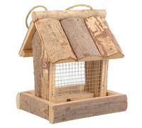 Happyyami Garden Hanging Bird Feeder Tray Bird Feeding Tool Outdoor Automatic Food Container Easy to Clean Suitable for Parrots Finches and More