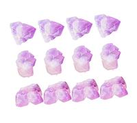 Happyyami Garden Stones Decorative 100g Amethyst Crystal Chips Home Aquarium Decor Bulk Pack