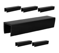 Happyyami Groove Fittings Safety Gates 6pcs U-shape Plastic for Pet Dog with Enhanced Safety and Reliability Convenient Reinforcement Accessories Suitable for Staircases and Doorways