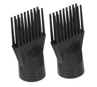 Happyyami Hair Dryer Comb Attachment 2pcs Blow Dryer Nozzle Combs for Styling Compatible Hair Types for Quick Drying and Volumizing