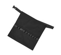Happyyami Hairdresser Apron Classic Black Adjustable Straps for Stylists and Artists Salon and Travel Hairdressing Supplies Tool Bag for Makeup Artists