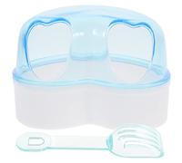 Happyyami Hamster Bathroom Bath Gerbil Sand Bath Pet Bathing Basin Fine Craft Design for Small Pets