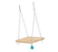 Happyyami Hamster Chewing Toy Natural Swing Accessory for Animals for Exercise and Teeth Grinding for Hamsters Guinea Pigs and Other Pets